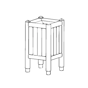 Produit-edmond_Cendrier Versaille