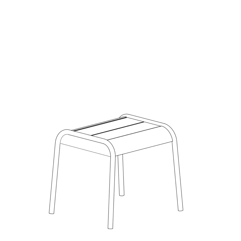 Tabouret - Collection Tuileries